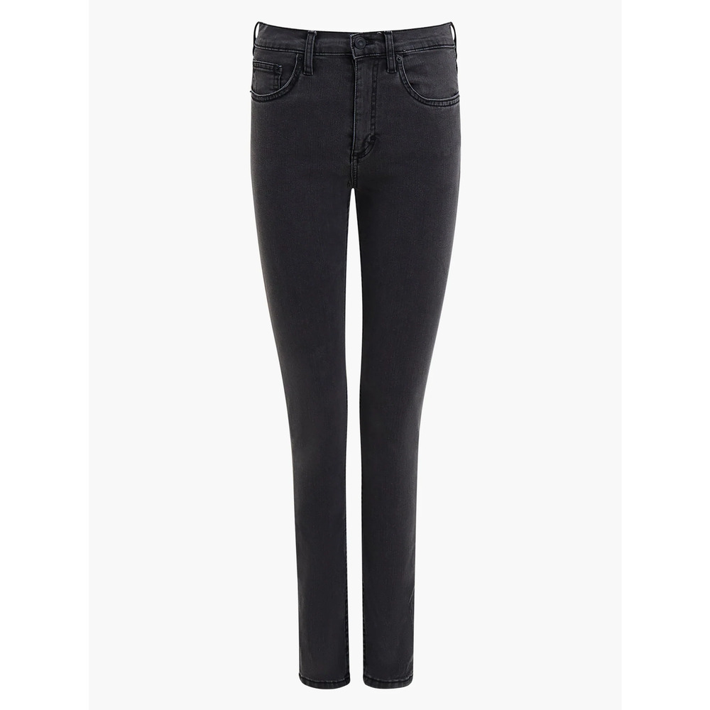 French Connection Soft Stretch Denim High Rise Skinny Charcoal Jeans size 10